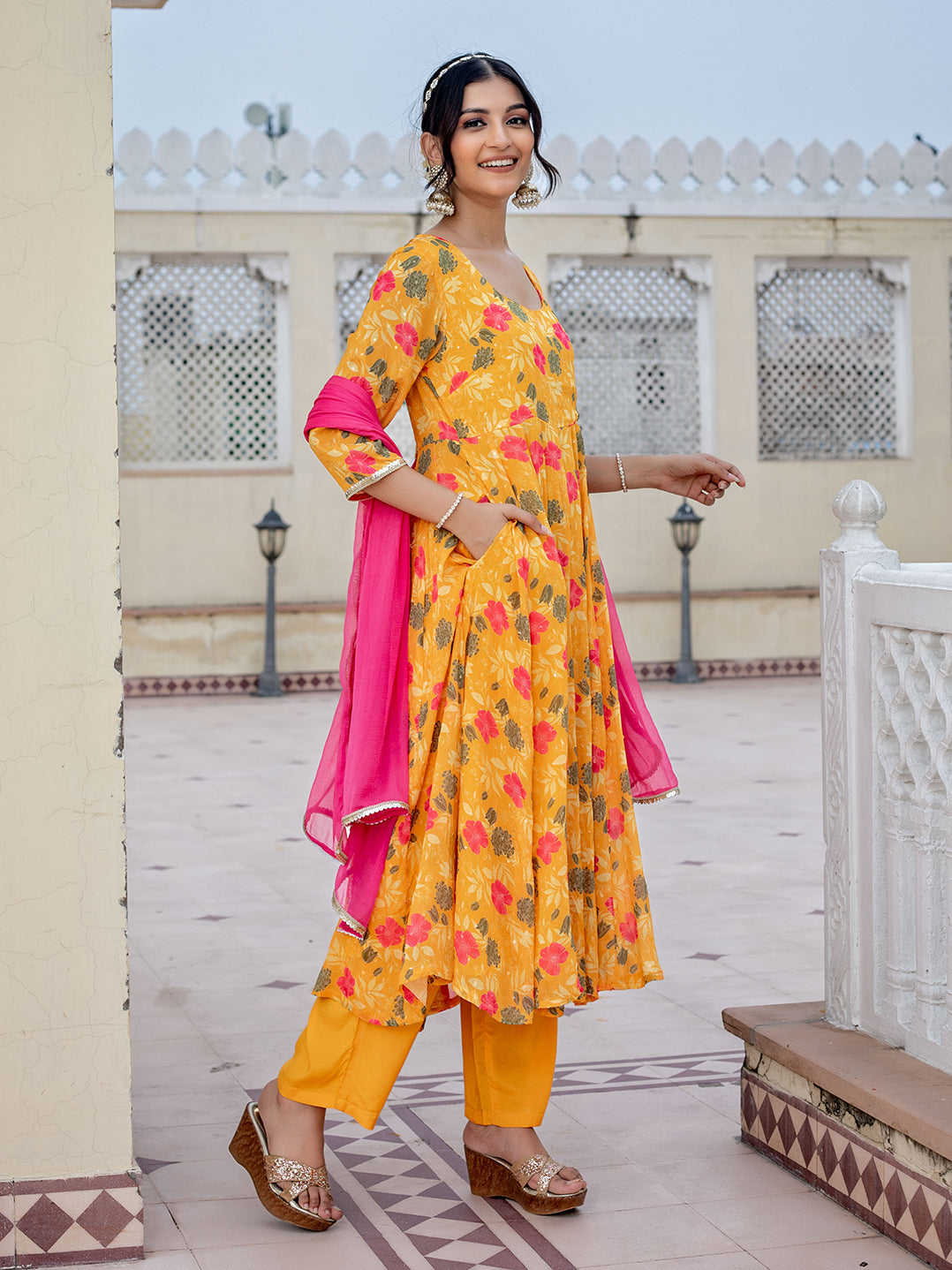 elegance-meets-vibrance-in-our-mustard-yellow-floral-jaal-printed-anarkali-set-a-fusion-of-tradition-and-style-perfect-for-a-timeless-statement