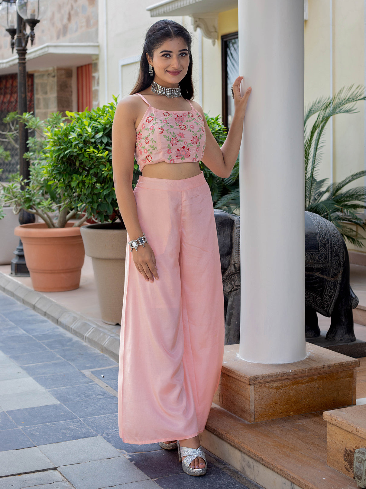 introducing-our-peach-pink-co-ord-set-featuring-vibrant-floral-embroidery-on-the-crop-top-embrace-the-beauty-of-colorful-blooms-in-this-chic-ensemble