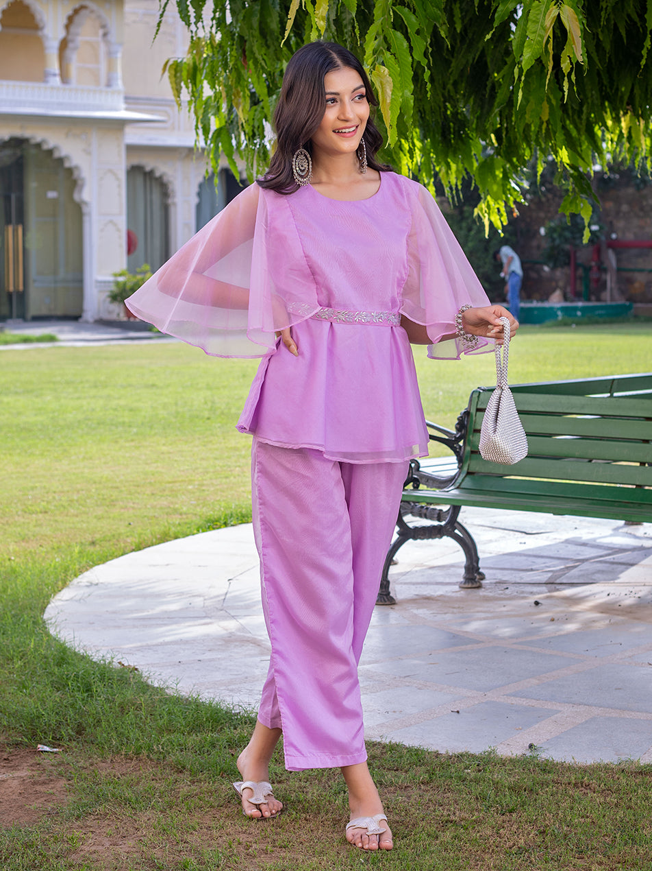step-into-elegance-with-our-lavender-peplum-top-paired-with-a-silver-embroidered-belt-and-pants-a-perfect-set-of-two-for-a-stylish-and-graceful-look