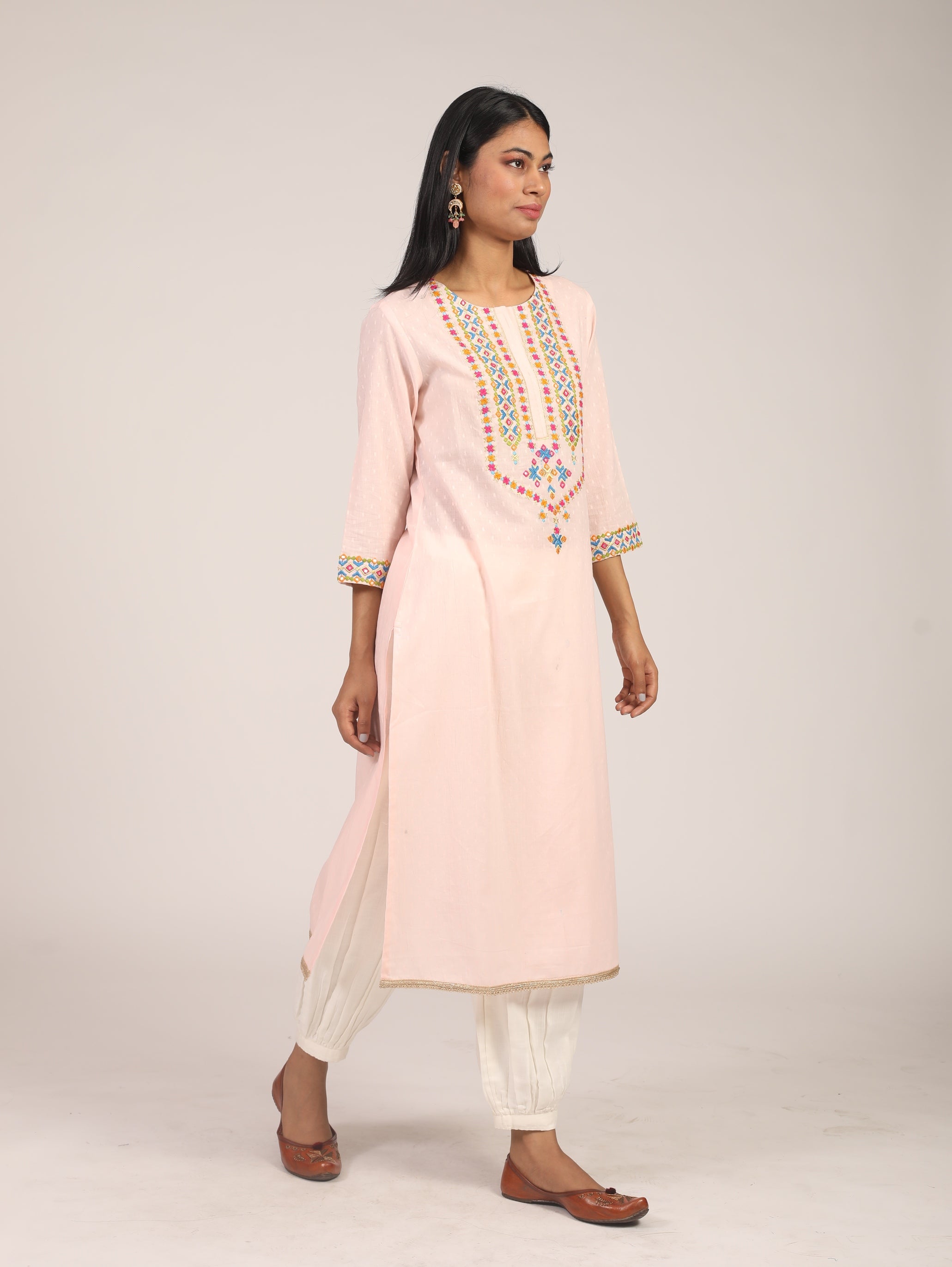 pink-viscose-embroidered-straight-kurta-with-sharara