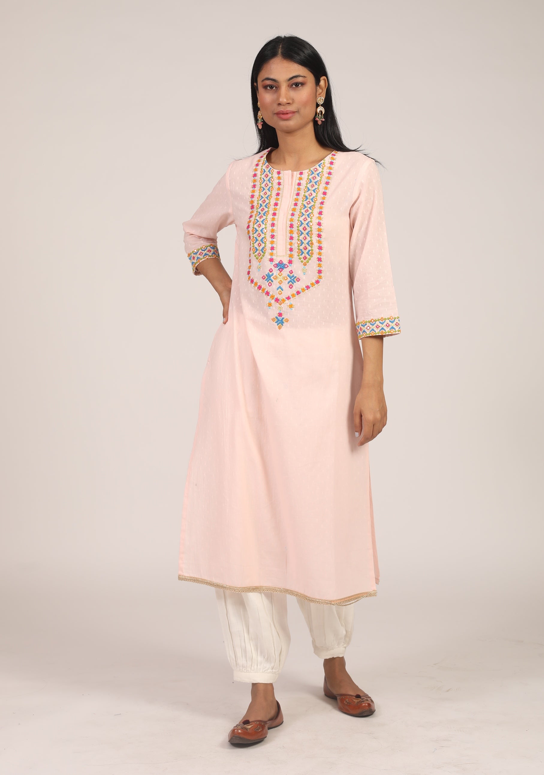 pink-viscose-embroidered-straight-kurta-with-sharara
