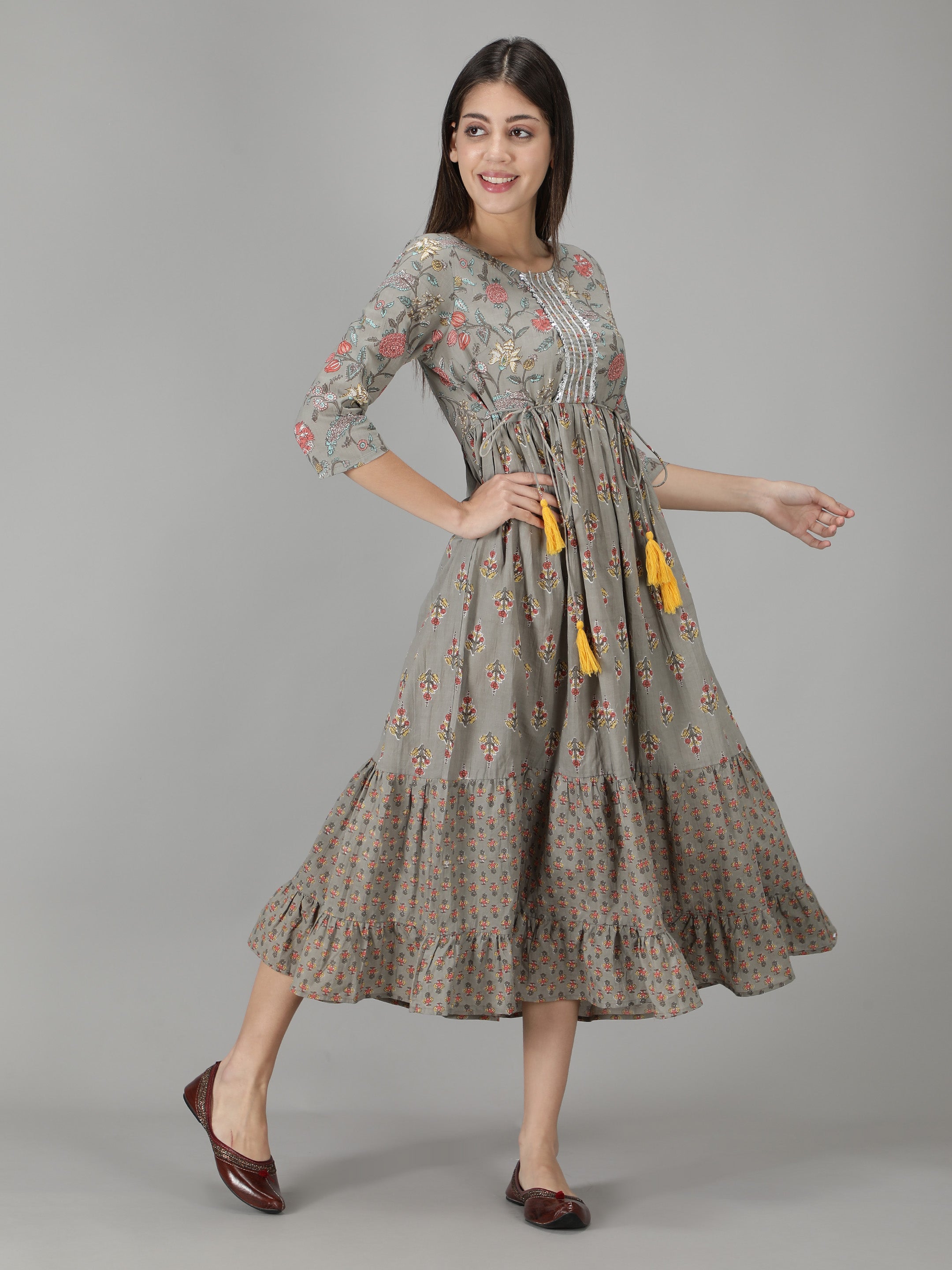 grey-cotton-printed-flared-long-dress