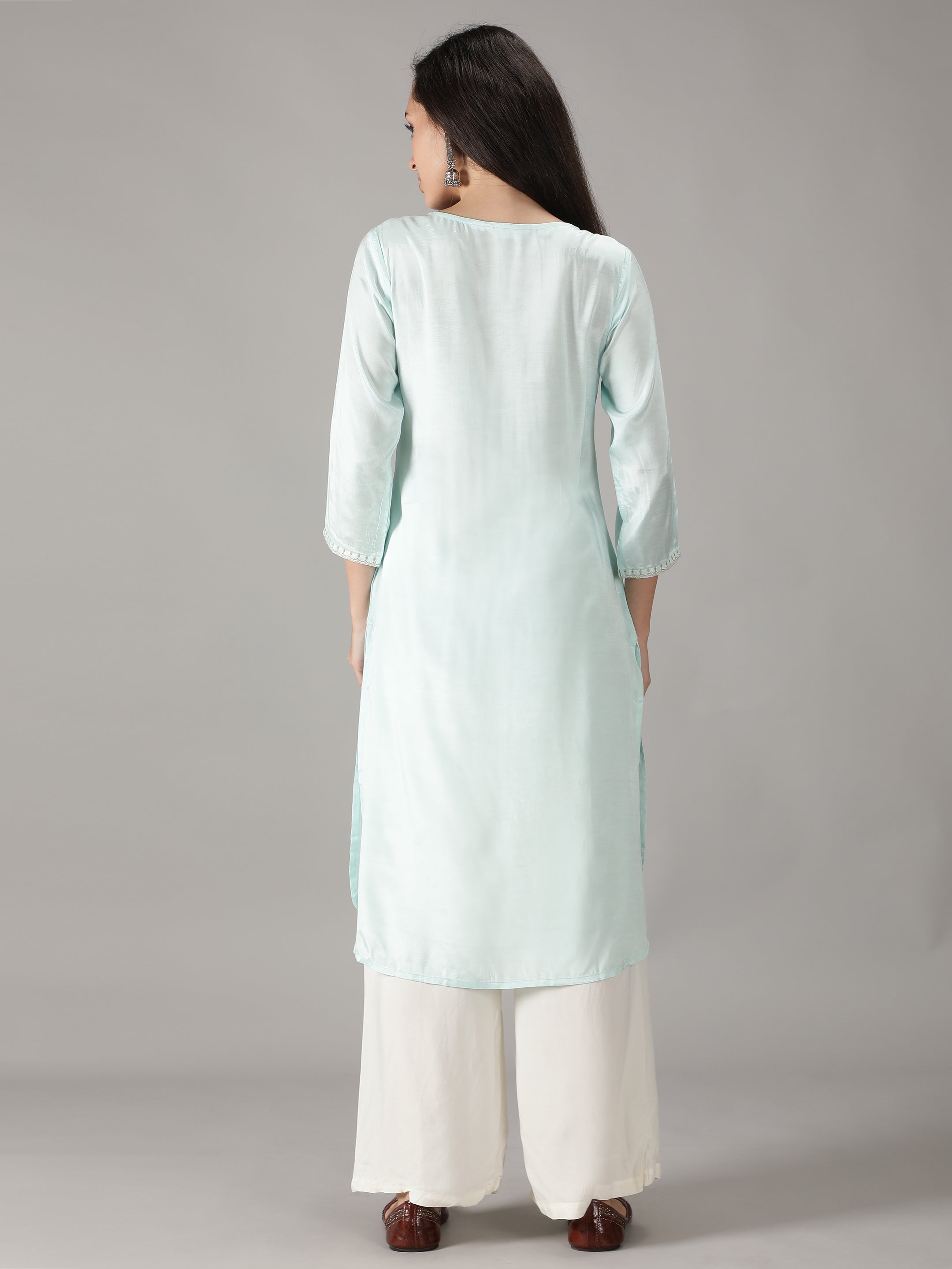 blue-solid-kurta-with-embroidered-yoke