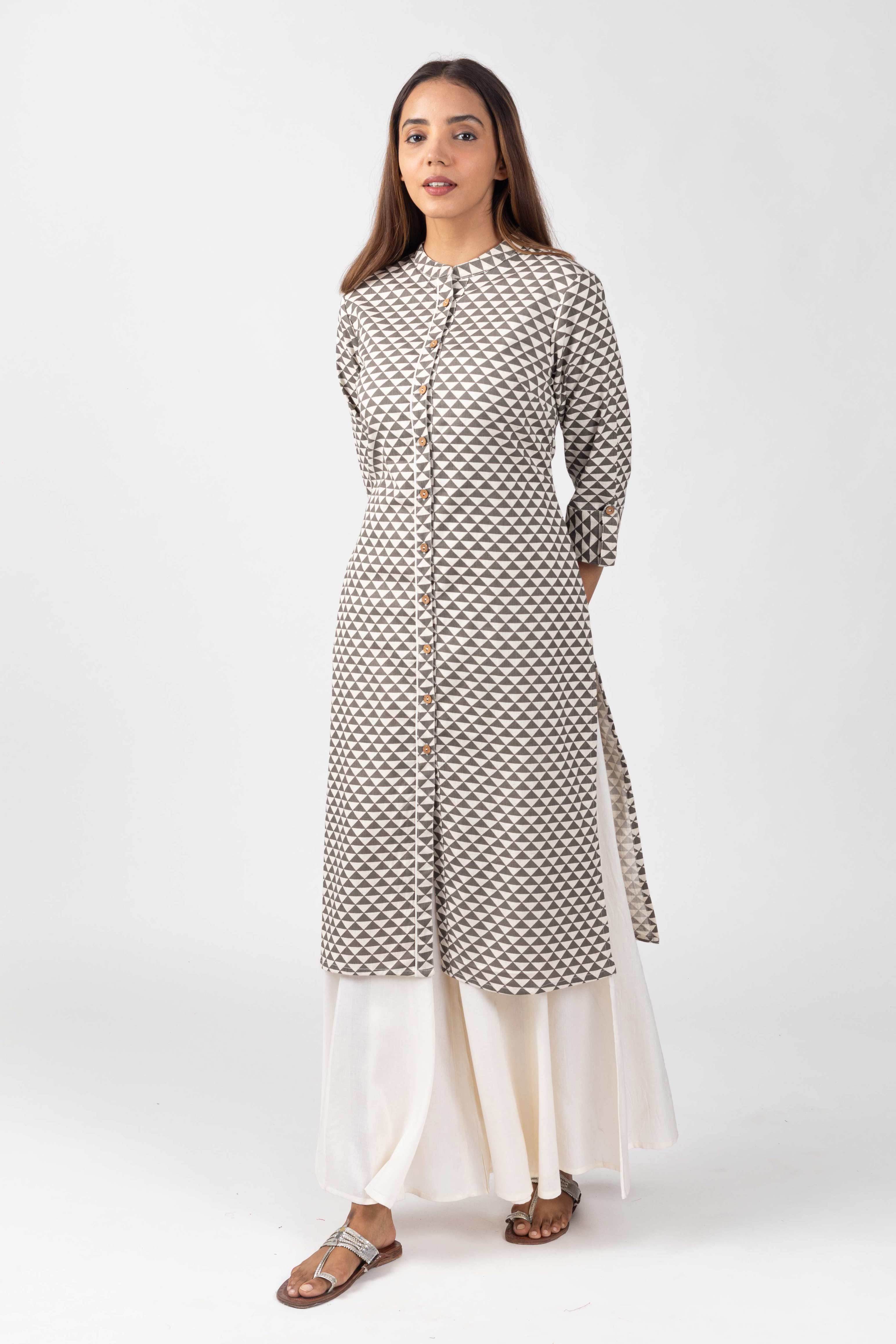 Printed Kurti with Front opening