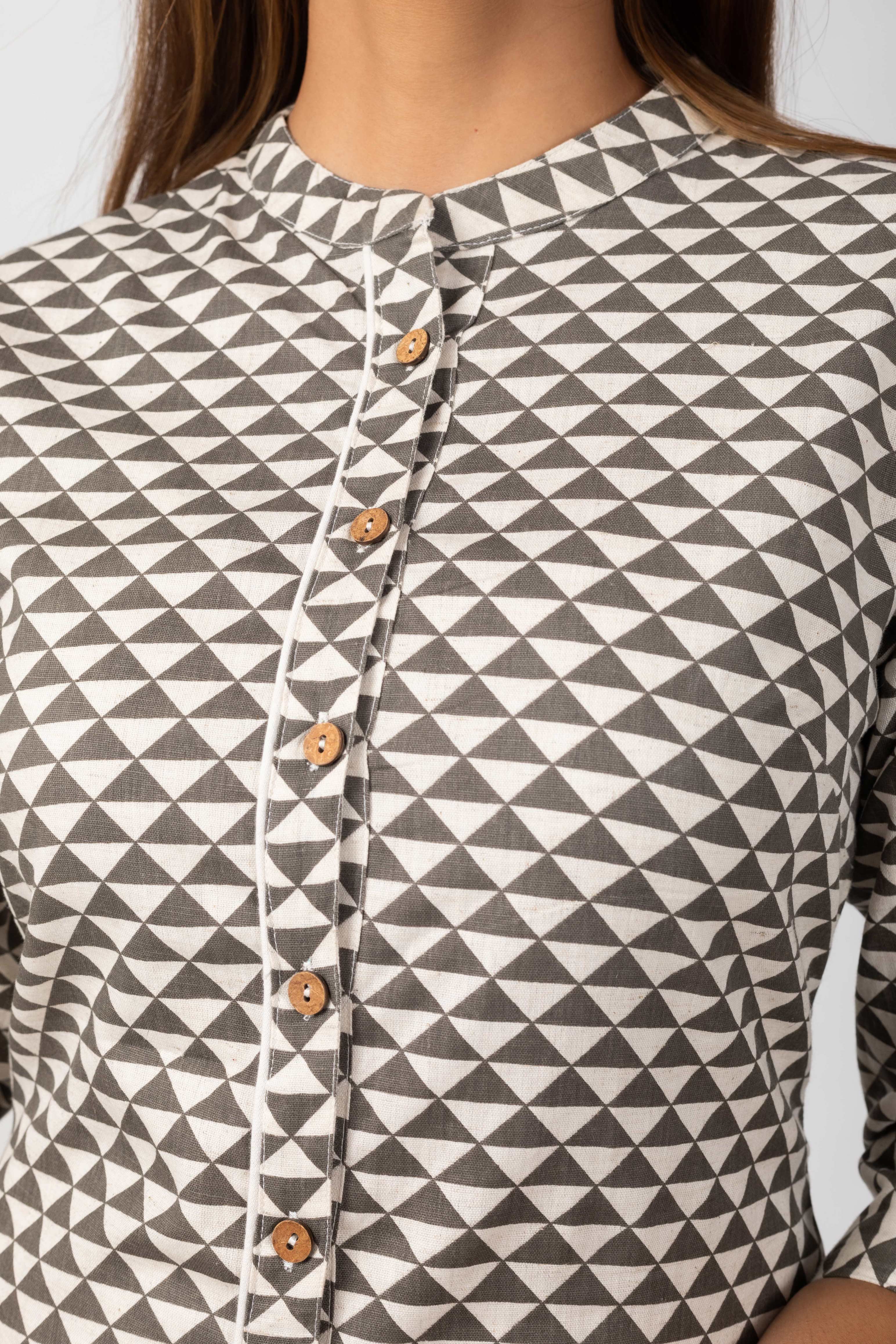 Printed Kurti with Front opening