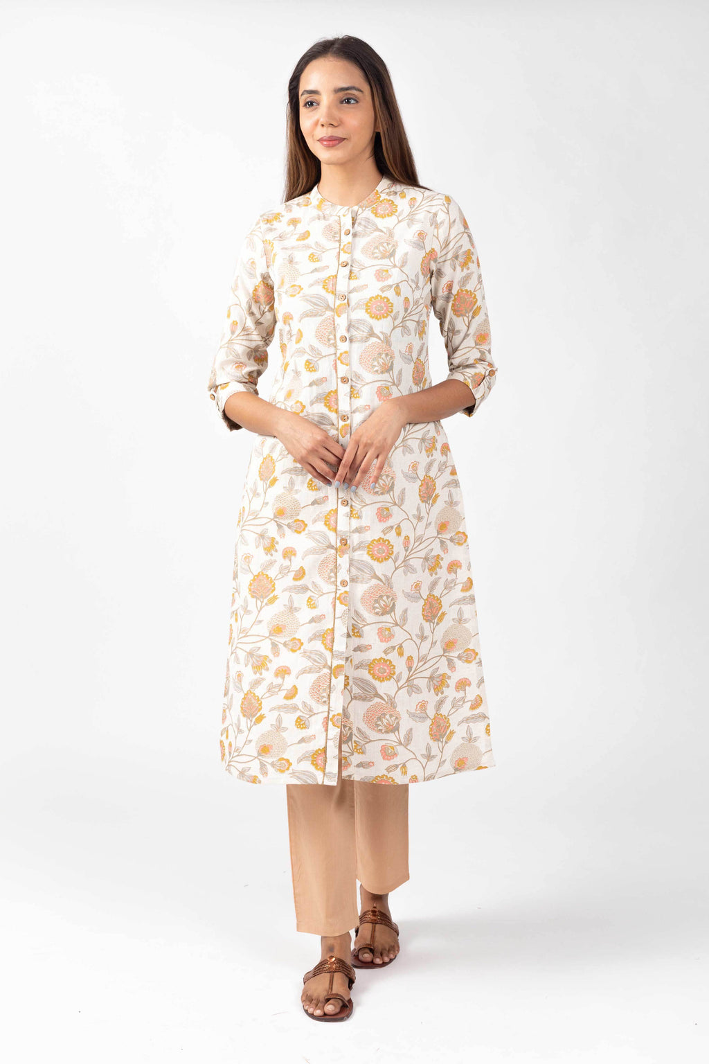 Gold printed Kurti