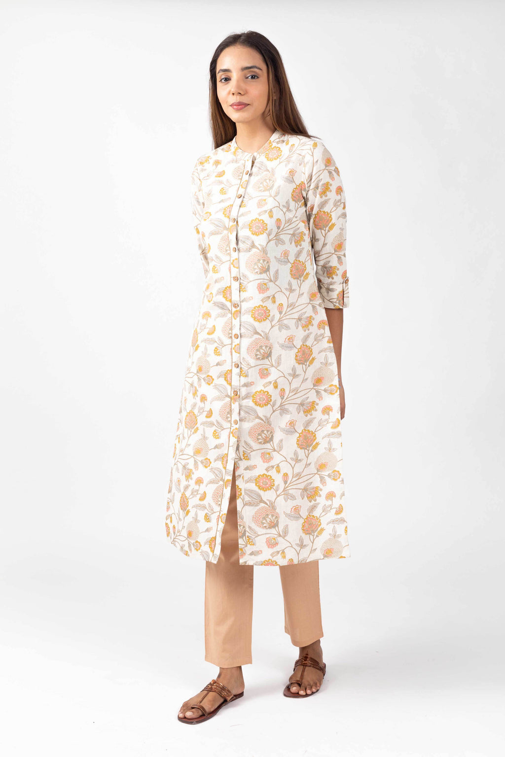 Gold printed Kurti